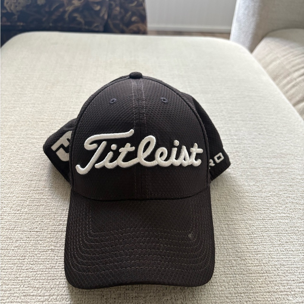 Titleist Black and White Golf Cap